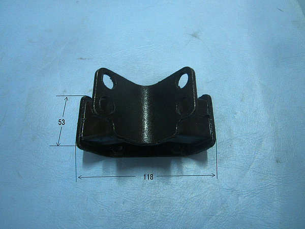 Rear suspension pad assembly of engine