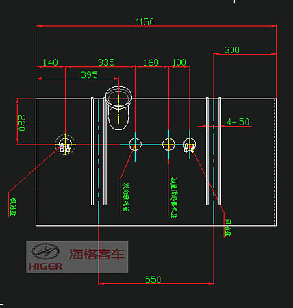 Топливный бак в сборе (средний)-1