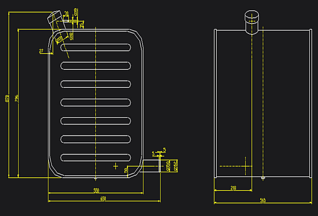 Топливный бак в сборе