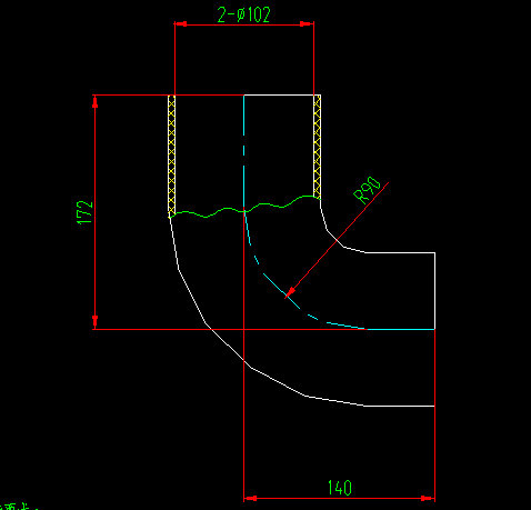 胶管(中冷器进气)-1