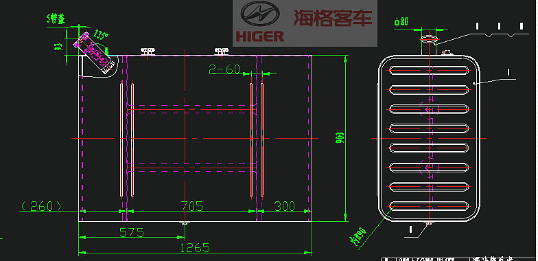 Fuel tank assembly (H900W550L1265)
