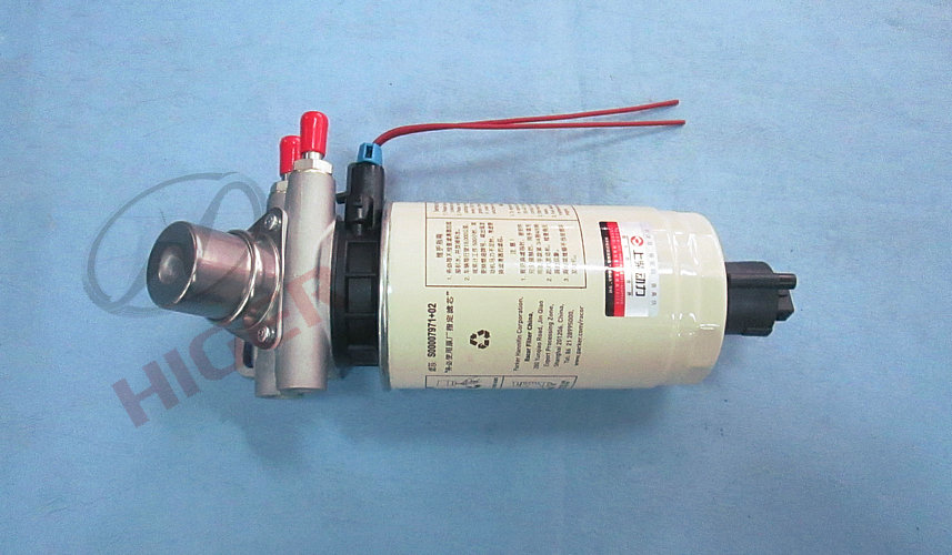 Fuel precision filter and seat components