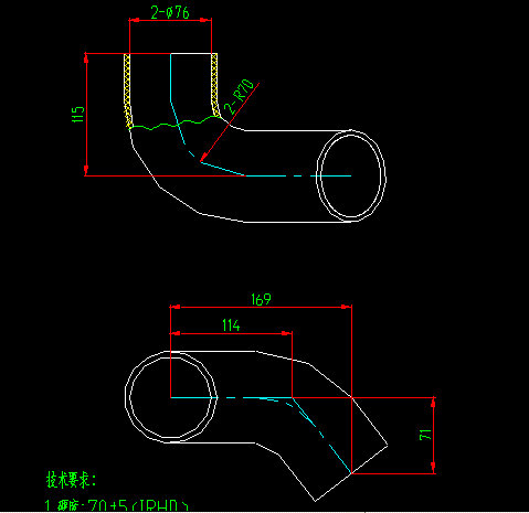 (Хозяйка) Внутреннее охлаждение воздухоотводного шланга