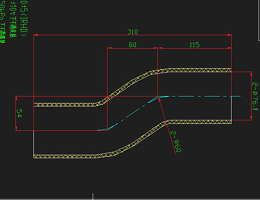 Hose (intercooler air intake)