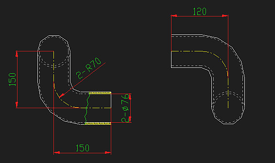 Hose (intercooler air intake)-1