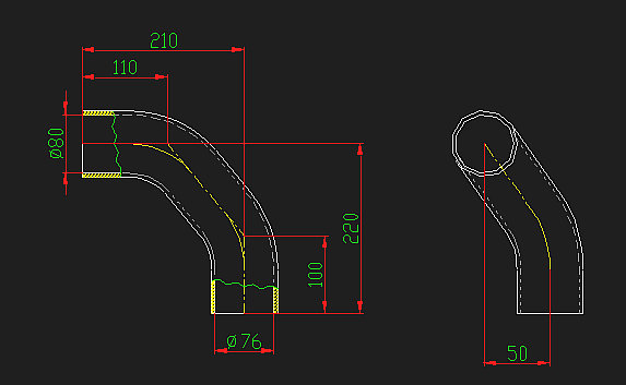 Hose (engine air intake)-1