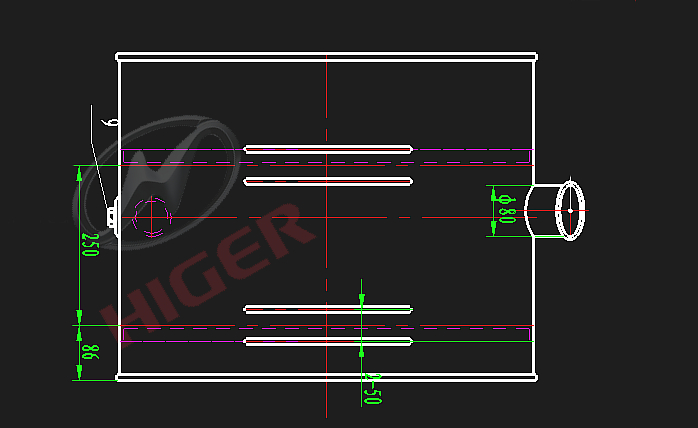 Fuel tank assembly (H646W550L510)
