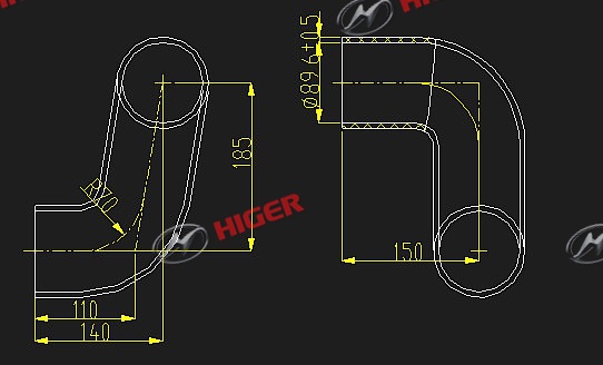 Hose (intercooler air outlet)