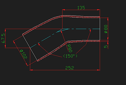 Tuyau (V80102-1313-150)-1