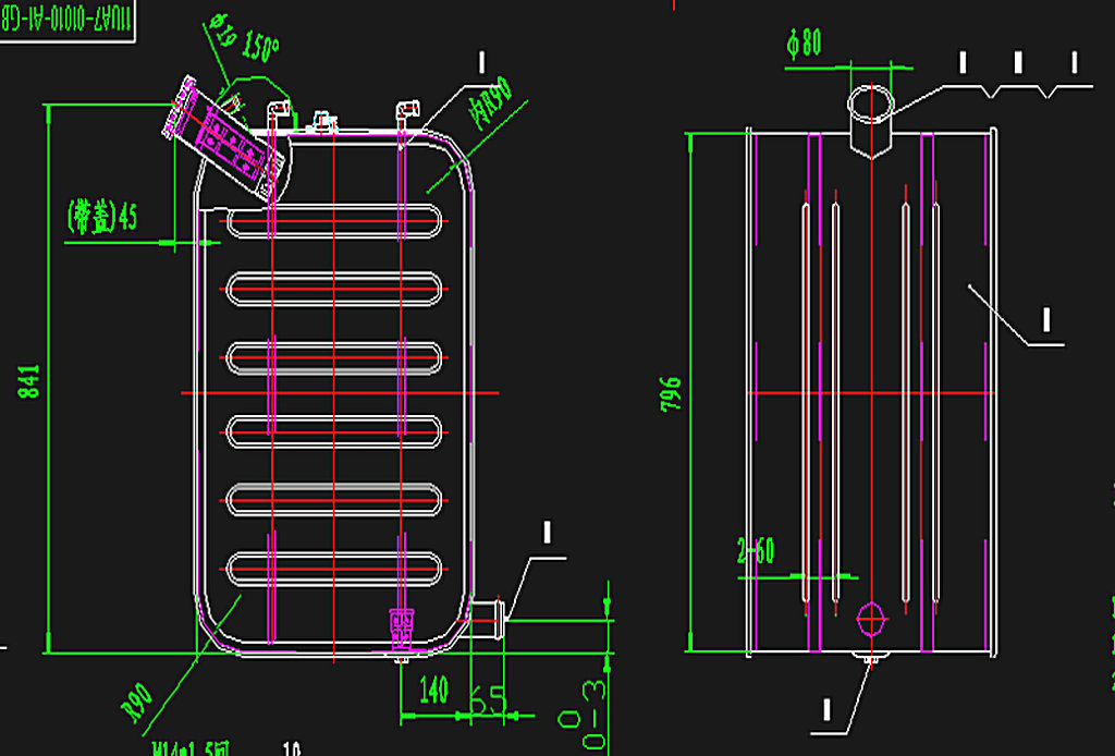 Fuel tank assembly (H795W550L500)