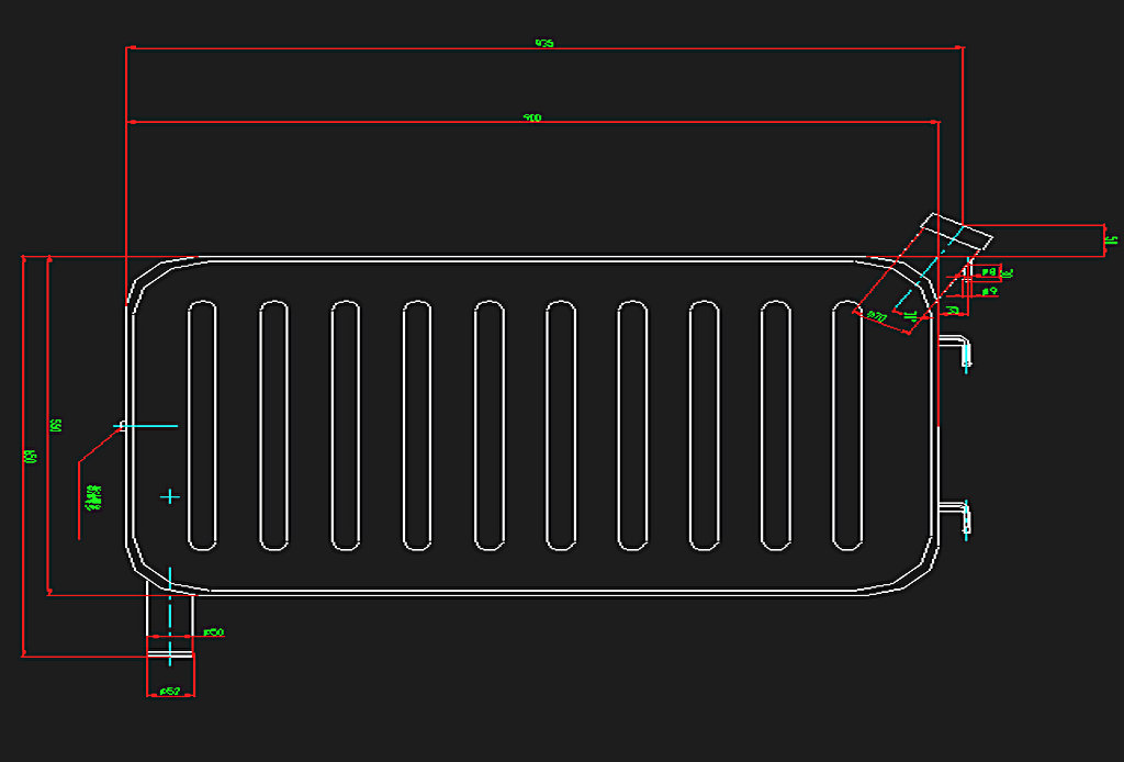 Fuel tank assembly (right main)