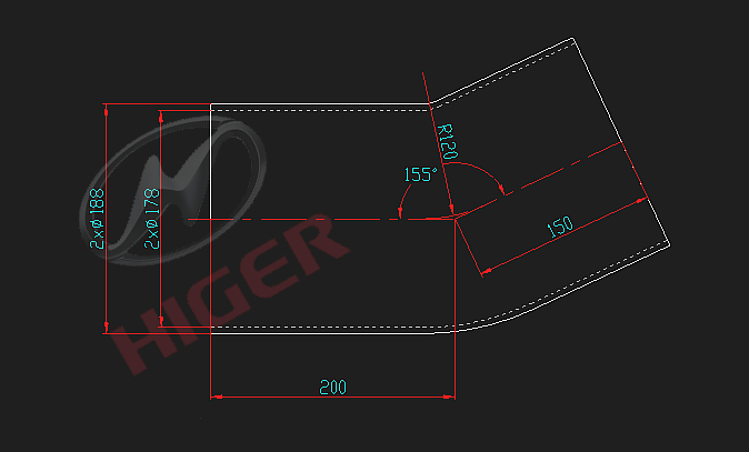 Tuyau (V178-1520-155)