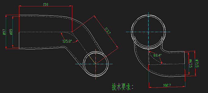 Hose (supercharger air intake)-1