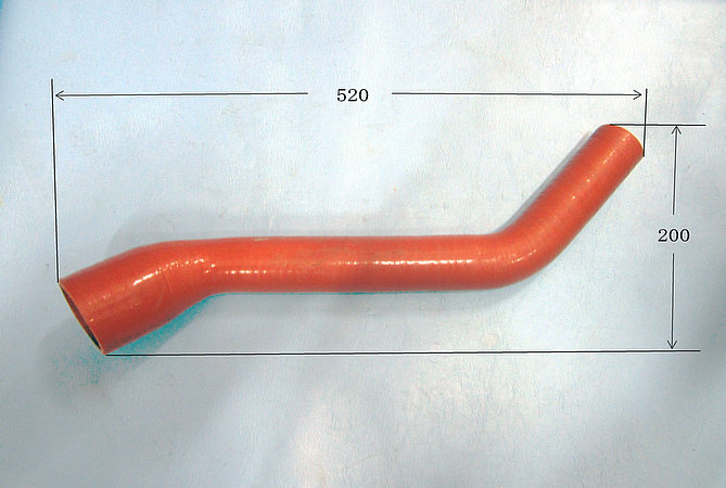 Intercooler air intake pipe