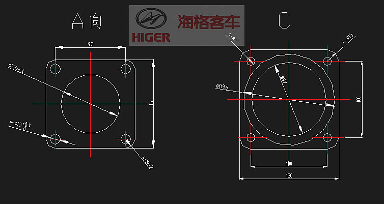 Silencer air intake pipe division assembly
