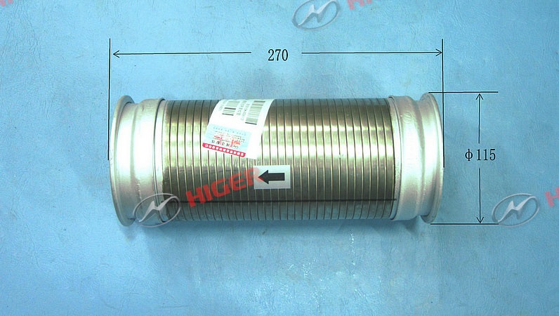 Silencer air intake corrugated tube