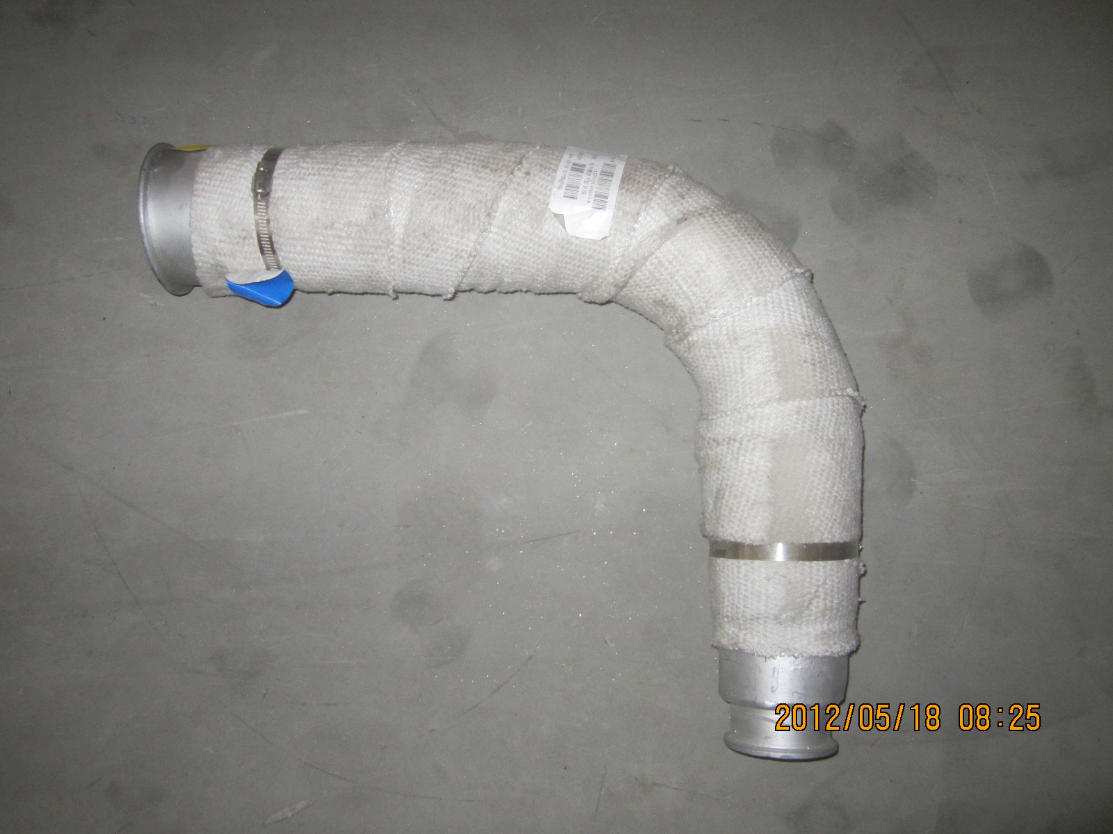 Silencer air intake pipe assembly