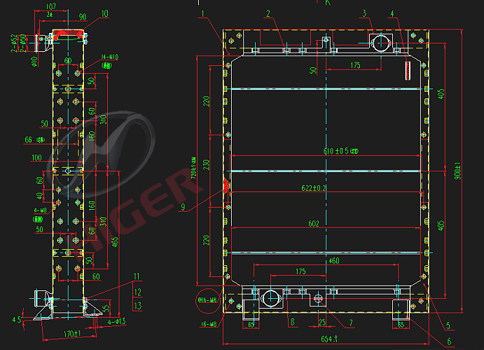 Assemblage de radiateurs