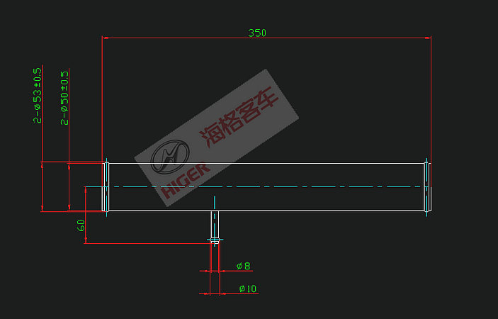 Tube en acier (50-30)