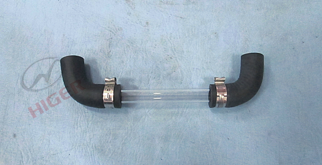 Expansion tank water level tube