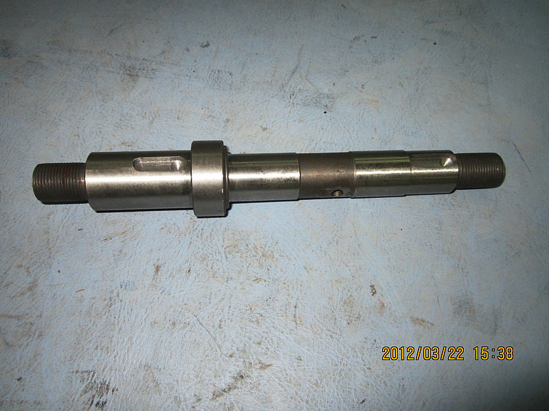 Fan wheel shaft