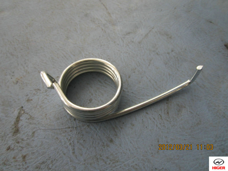 Clutch pedal return spring