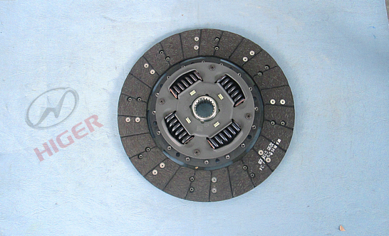 Clutch driven disc assembly