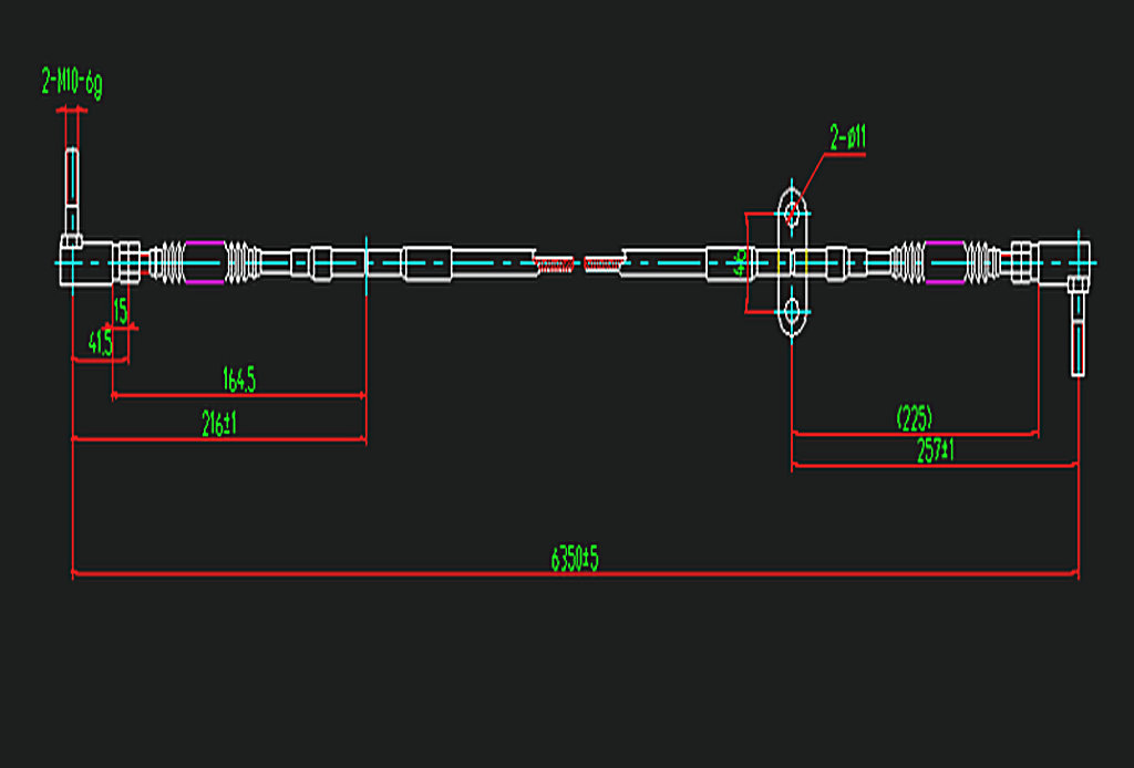 Shift ball joint with soft shaft assembly 257/6350