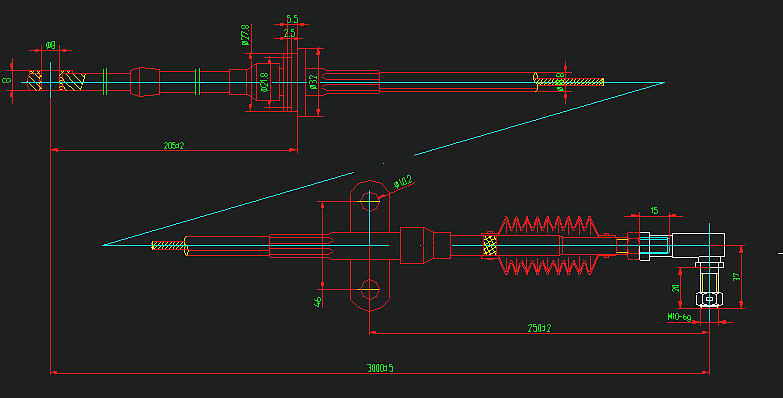 Speed-changing soft shaft