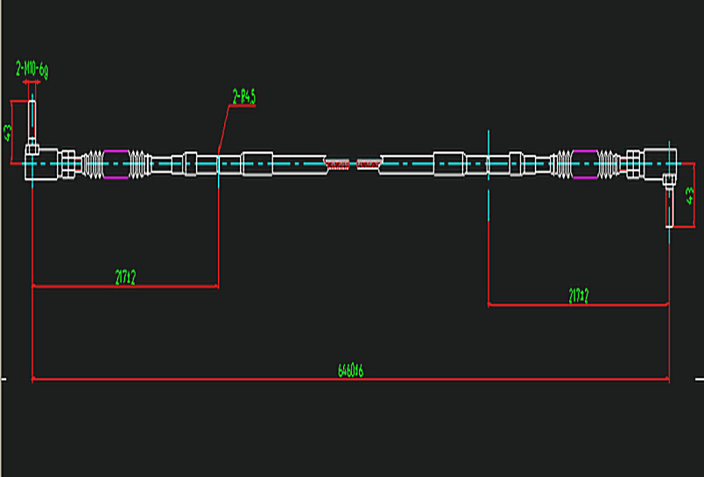 Speed-changing control soft shaft (MK4-20646)