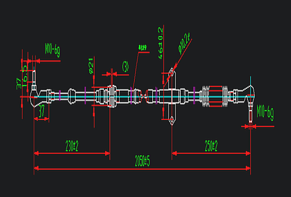 Speed-changing control soft shaft (shifting)