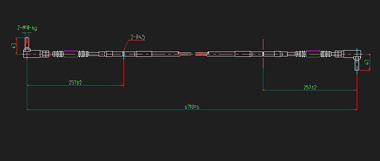 Мягкий вал управления скоростями (MK4-10671)