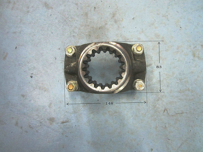 Two-axis flange