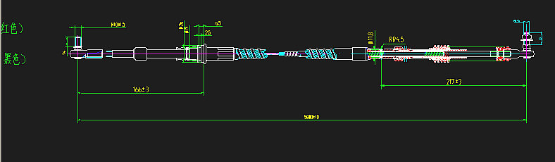 Speed-changing soft shaft