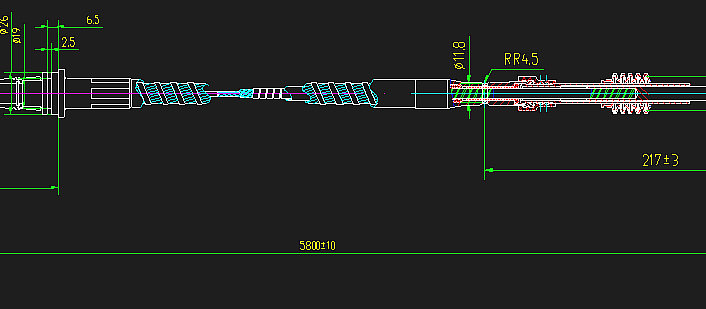 Speed-changing soft shaft-1