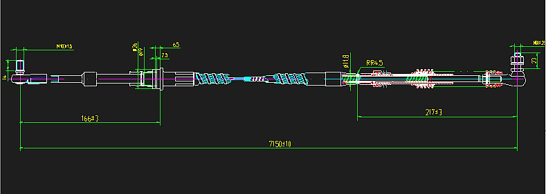 Speed-changing soft shaft