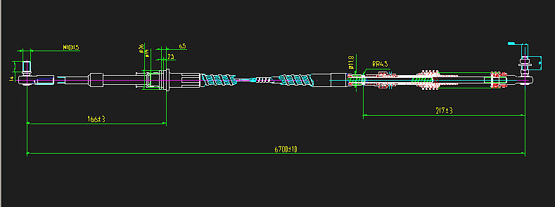 Arbre souple à changement de vitesse