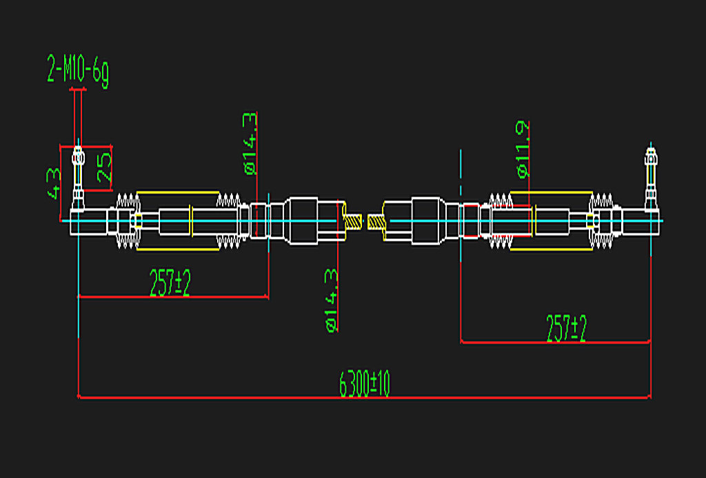 Speed-changing control soft shaft (MK4-10630)