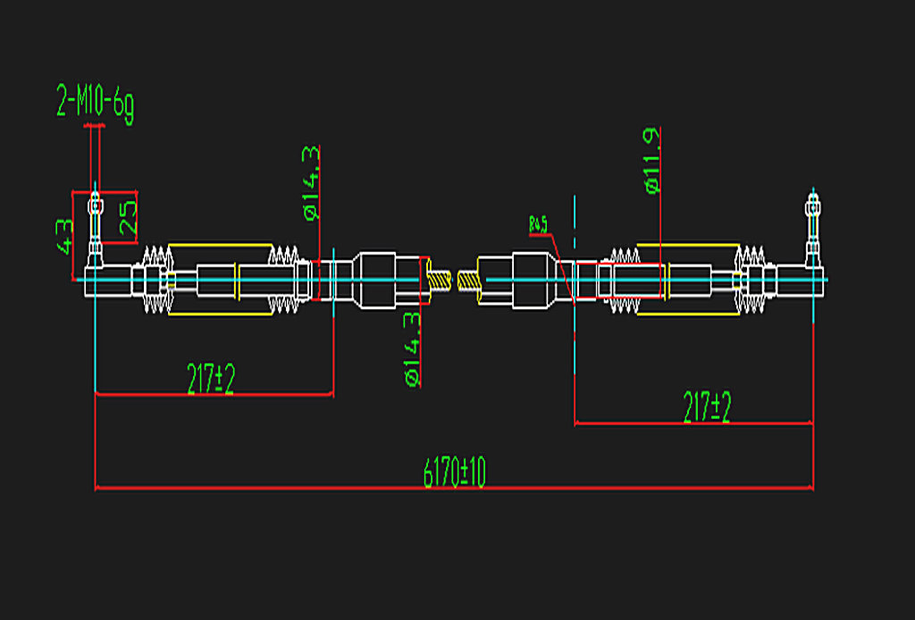 Speed-changing control soft shaft (MK4-20617)