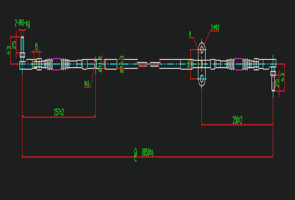 Speed-changing control soft shaft (MK4-10805)