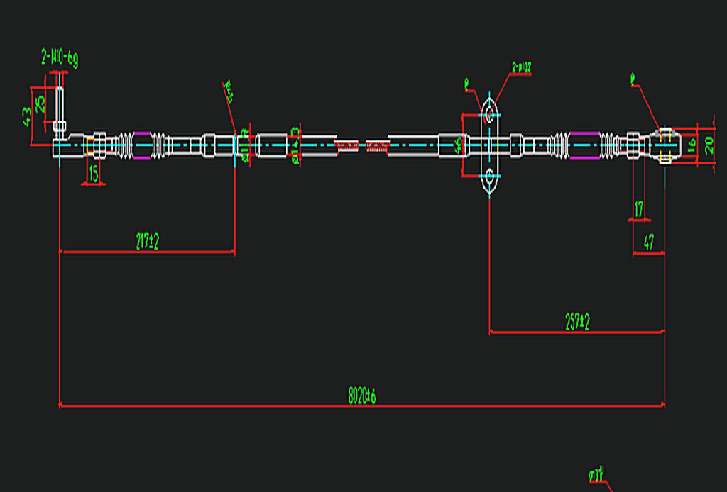 Мягкий вал управления скоростями (MK4-20802)