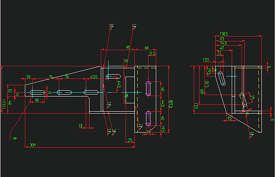 Soft shaft fixing bracket