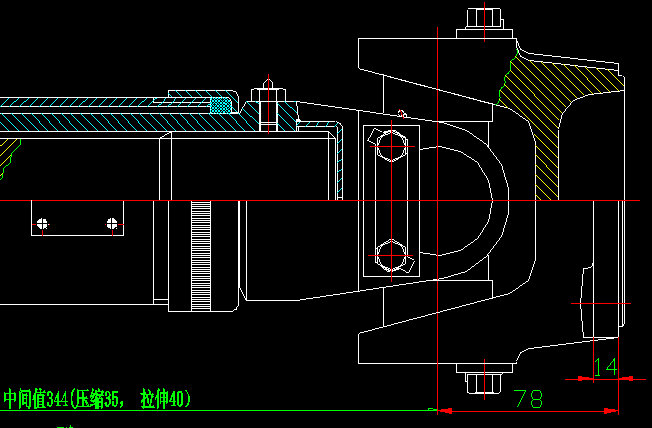 Вал привода задней оси (H2-H2-465-75)-1