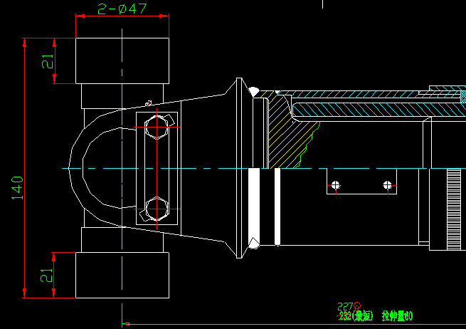 Rear axle drive shaft (H9-H3-295-60)
