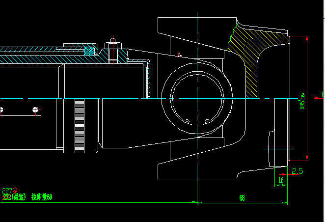 Rear axle drive shaft (H9-H3-295-60)-2