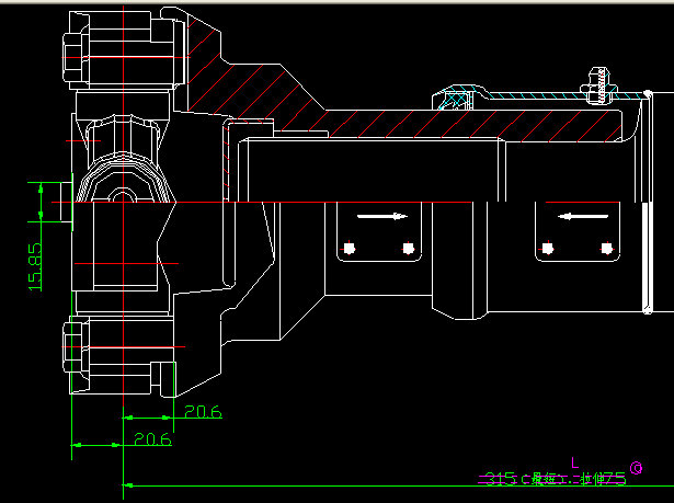 Rear axle transmission shaft (H9-H4-265-60)-2