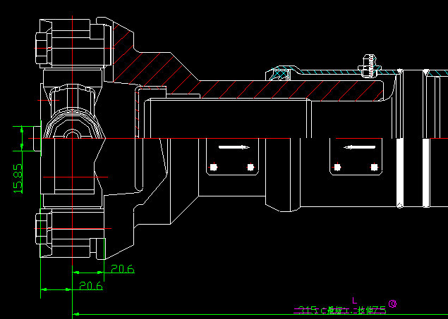 后桥传动轴(H9-H4-290-70)-1