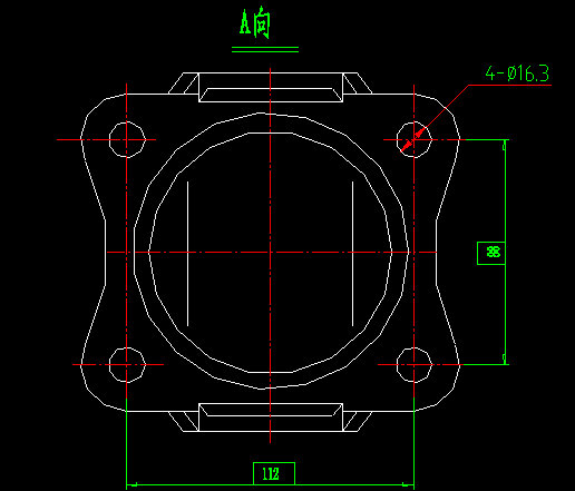 Rear axle transmission shaft (H2-H4-358-65)
