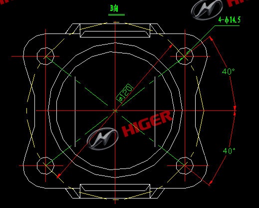 Rear axle drive shaft (H9-H3-308-60)-1