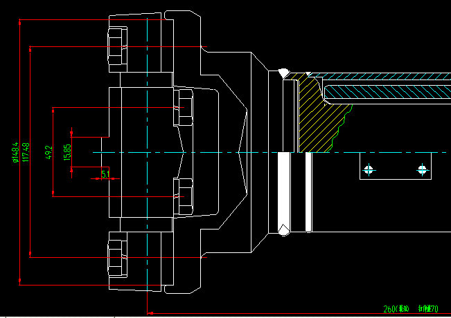 Rear axle drive shaft